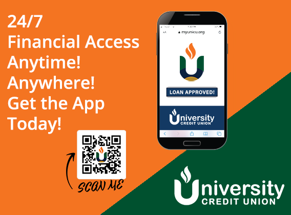 24/7
Financial Access
Anytime!
Anywhere!
Get the App
Today!